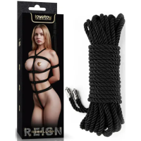 Rebellion Reign Silky Bondage Rope - Black